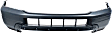 2003 Honda Pilot EX - 3-Piece Kit Front Primed Bumper Cover,  Includes (1) Bumper Cover and (2) Headlight