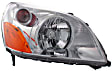 2003 Honda Pilot EX - 3-Piece Kit Front Primed Bumper Cover,  Includes (1) Bumper Cover and (2) Headlight