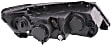 2009-2010 Hyundai Sonata - 3-Piece Kit Driver and Passenger Side Halogen Headlight, With bulb(s), OE Replacement, CAPA Certified, Includes (1) Bumper Cover and (2) Headlight