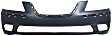 2009-2010 Hyundai Sonata - 3-Piece Kit Driver and Passenger Side Halogen Headlight, With bulb(s), OE Replacement, CAPA Certified, Includes (1) Bumper Cover and (2) Headlight
