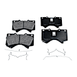 2008 Toyota Tundra - 8-Piece Kit Front, Driver and Passenger Side Axle Assembly, Four Wheel Drive, Supplied with Standard Neoprene Outboard Boot, New, 4WD, 4.0L 6Cyl  Includes (2) Axle Assembly, (2) Brake Disc, (1) Brake Pad Set, and (2) Control Arm