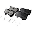 2006 Toyota Tacoma Base - 8-Piece Kit Front, Driver and Passenger Side Axle Assembly,  6 Lug, With Standard Neoprene Outboard Boot, New, 4WD, 2.7L 4Cyl  Includes (2) Axle Assembly, (2) Brake Disc, (1) Brake Pad Set, and (2) Control Arm