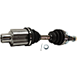 8-Piece Kit Front, Driver and Passenger Side Axle Assembly, 4WD, includes Brake Discs, Brake Pad Sets, and Control Arms