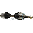 8-Piece Kit Front, Driver and Passenger Side Axle Assembly, 4WD, includes Brake Discs, Brake Pad Sets, and Control Arms
