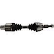 7-Piece Kit Front, Driver and Passenger Side, Lower Control Arm with Axle Assemblies, Brake Discs, and Brake Pad Set, Four Wheel Drive