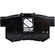 2009 Honda Civic - 2-Wheel Set Rear Brake Disc and Pad Kit, Cross-drilled and Slotted 5 Lugs 259.59 mm Ceramic Pro-Line Series, Includes (1) Brake Pad Set and (2) Brake Disc