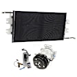 1997 GMC Savana 3500 - 3-Piece Kit A/C Compressor Kit, 5.7L 8Cyl, With Clutch, Includes (1) A/C Compressor, (1) A/C Condenser, and (1) A/C Service Kit