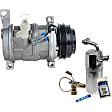 2-Piece Kit A/C Compressor Kit, With Clutch, 4-Groove Pulley, Includes (1) A/C Compressor and (1) A/C Service Kit
