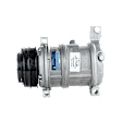 3-Piece Kit A/C Compressor with A/C Condenser and A/C Service Kit (A/C Accumulator, Expansion Valve, Orifice Tube, and A/C O-Ring and Gasket Seal Kit), 4-Groove Pulley, Two Bolts to Mount the Hoses