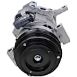 2015 GMC Savana 2500 - 2-Piece Kit A/C Compressor Kit, 6.0L 8Cyl, Without Rear A/C, Two Bolts to mount the Hoses, With Clutch, 4-Groove Pulley,  Includes (1) A/C Compressor and (1) A/C Service Kit (A/C Accumulator, A/C Orifice Tube, and A/C O-Ring and Gasket Seal K