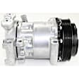 2-Piece Kit A/C Compressor Kit, With Clutch, 6-Groove Pulley, Includes (1) A/C Compressor and (1) A/C Service Kit