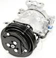 2000 GMC Savana 2500 - 3-Piece Kit A/C Compressor Kit, 5.7L 8Cyl, 4.33in Diameter, 6 Groove, Acum/Drier 1411644, Front Exp Valve 3411243, HT6, Hose On Top, O-Ring Seal Kit 1321274, PAG 46 Oil, Rear Exp Valve 341144, With Rear Air Conditioning, with 2 O'Clock Coil