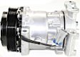 2000 GMC Savana 2500 - 3-Piece Kit A/C Compressor Kit, 5.7L 8Cyl, 4.33in Diameter, 6 Groove, Acum/Drier 1411644, Front Exp Valve 3411243, HT6, Hose On Top, O-Ring Seal Kit 1321274, PAG 46 Oil, Rear Exp Valve 341144, With Rear Air Conditioning, with 2 O'Clock Coil