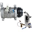 2-Piece Kit A/C Compressor Kit, includes A/C Compressor and A/C Service Kit, Two Bolts to mount the Hoses
