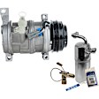 2007 Cadillac Escalade ESV - 2-Piece Kit A/C Compressor Kit, 6.2L 8Cyl, w/ Rear A/C, 2 Bolts to mount the Hoses, With Clutch, Includes (1) A/C Compressor and (1) A/C Service Kit