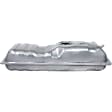 2-Piece Kit Galvanized Steel Fuel Tank, 16 gallons / 61 liters, Includes (1) Fuel Tank and (1) Fuel Tank Strap
