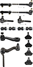 14-Piece Kit Front Suspension Kit, Includes (2) Tie Rod Adjusting Sleeve, (4) Tie Rod End, (4) Ball Joint, (2) Sway Bar Link, (1) Pitman Arm and (1) Idler Arm