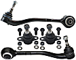 4-Piece Kit Front, Driver and Passenger Side, Lower, Rearward Control Arm Kit, Includes (2) Ball Joint and (2) Control Arm
