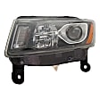 3-Piece Kit Driver Side Halogen Headlight, Includes (1) Fender, (1) Grille Assembly, and (1) Headlight
