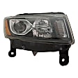 3-Piece Kit Passenger Side Halogen Headlight, Includes (1) Fender, (1) Grille Assembly, and (1) Headlight