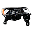 3-Piece Kit Passenger Side Halogen Headlight, Includes (1) Fender, (1) Grille Assembly, and (1) Headlight