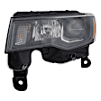 3-Piece Kit Driver Side Halogen Headlight, Includes (1) Fender, (1) Grille Assembly, and (1) Headlight