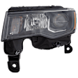 2019 Jeep Grand Cherokee - 3-Piece Kit Driver Side Halogen Headlight, With bulb(s), OE Replacement,  Includes (1) Fender, (1) Grille Assembly, and (1) Headlight