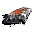 3-Piece Kit Driver Side HID/Xenon Headlight, With bulb(s), OE Replacement, Sedan, Includes (1) Fender, (1) Grille Assembly and (1) Headlight