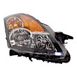 3-Piece Kit Passenger Side Halogen Headlight, Sedan, Includes (1) Fender, (1) Grille Assembly, and (1) Headlight