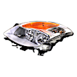 2008-2009 Nissan Altima - 4-Piece Kit Driver and Passenger Side HID/Xenon Headlight, With bulb(s), Coupe, OE Replacement, Includes (2) Fender and (2) Headlight