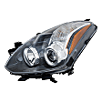 3-Piece Kit Driver Side Halogen Headlight, Sedan, Includes (1) Fender, (1) Grille Assembly, and (1) Headlight
