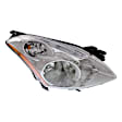 3-Piece Kit Passenger Side HID/Xenon Headlight, Sedan, Includes (1) Fender, (1) Grille Assembly, and (1) Headlight