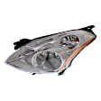 3-Piece Kit Driver Side HID/Xenon Headlight, Sedan, Includes (1) Fender, (1) Grille Assembly, and (1) Headlight