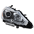 2-Piece Kit Passenger Side Halogen Headlight, With bulb(s), Sedan, OE Replacement, Includes (1) Fender and (1) Headlight