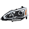 2-Piece Kit Driver Side Halogen Headlight, With bulb(s), Sedan, OE Replacement, CAPA Certified, Includes (1) Fender and (1) Headlight