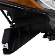 2016 Nissan Altima - 2-Piece Kit Passenger Side Halogen Headlight, With bulb(s), For Models Without Daytime Running Light, OE Replacement,  Includes (1) Fender and (1) Headlight