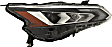5-Piece Kit Driver and Passenger Side LED Headlight, Type 1, Includes (2) Fender, (1) Grille Assembly, and (2) Headlight