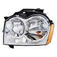 3-Piece Kit Driver Side Halogen Headlight, With bulb(s), OE Replacement, Includes (1) Fender, (1) Grille Assembly and (1) Headlight