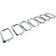 2019 Jeep Grand Cherokee - 5-Piece Kit Front, Driver and Passenger Side Fender, CAPA Certified Includes (2) Fender, (1) Grille Insert, and (2) Headlight