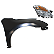 2-Piece Kit, Front, Passenger Side Fender, 2-Door, Coupe, Includes (1) Fender and (1) Headlight