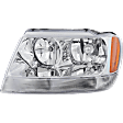 4-Piece Kit Driver and Passenger Side Halogen Headlight, With bulb(s), Sport Utility, OE Replacement, Includes (2) Fender and (2) Headlight