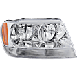 2-Piece Kit Passenger Side Halogen Headlight, With bulb(s), Sport Utility, OE Replacement, Includes (1) Fender and (1) Headlight
