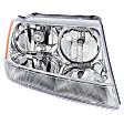 2-Piece Kit Passenger Side Halogen Headlight, With bulb(s), Sport Utility, OE Replacement, Includes (1) Fender and (1) Headlight