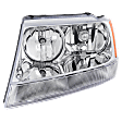 2-Piece Kit Driver Side Halogen Headlight, With bulb(s), Sport Utility, OE Replacement, Includes (1) Fender and (1) Headlight