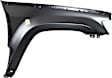 2005 Jeep Grand Cherokee - 3-Piece Kit Grille, Chrome,  Includes (1) Fender, (1) Grille, and (1) Headlight