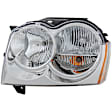2005 Jeep Grand Cherokee - 3-Piece Kit Grille, Chrome,  Includes (1) Fender, (1) Grille, and (1) Headlight