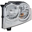 2005 Jeep Grand Cherokee - 3-Piece Kit Grille, Chrome,  Includes (1) Fender, (1) Grille, and (1) Headlight