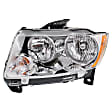 2-Piece Kit Driver Side Halogen Headlight, With bulb(s), OE Replacement, Includes (1) Fender and (1) Headlight