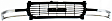 2001 GMC Yukon XL 1500 - 5-Piece Kit Grille, Chrome Shell with Painted Black Insert, Sport Utility,  Includes (1) Grille, (2) Headlight, and (2) Parking Light