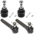 4-Piece Kit Front Suspension Kit, Includes (2) Tie Rod End and (2) Ball Joint